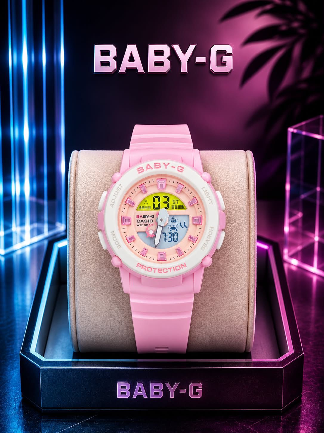 Casio Baby-G Shock Resistant Analog-Digital Sports Watch Collection