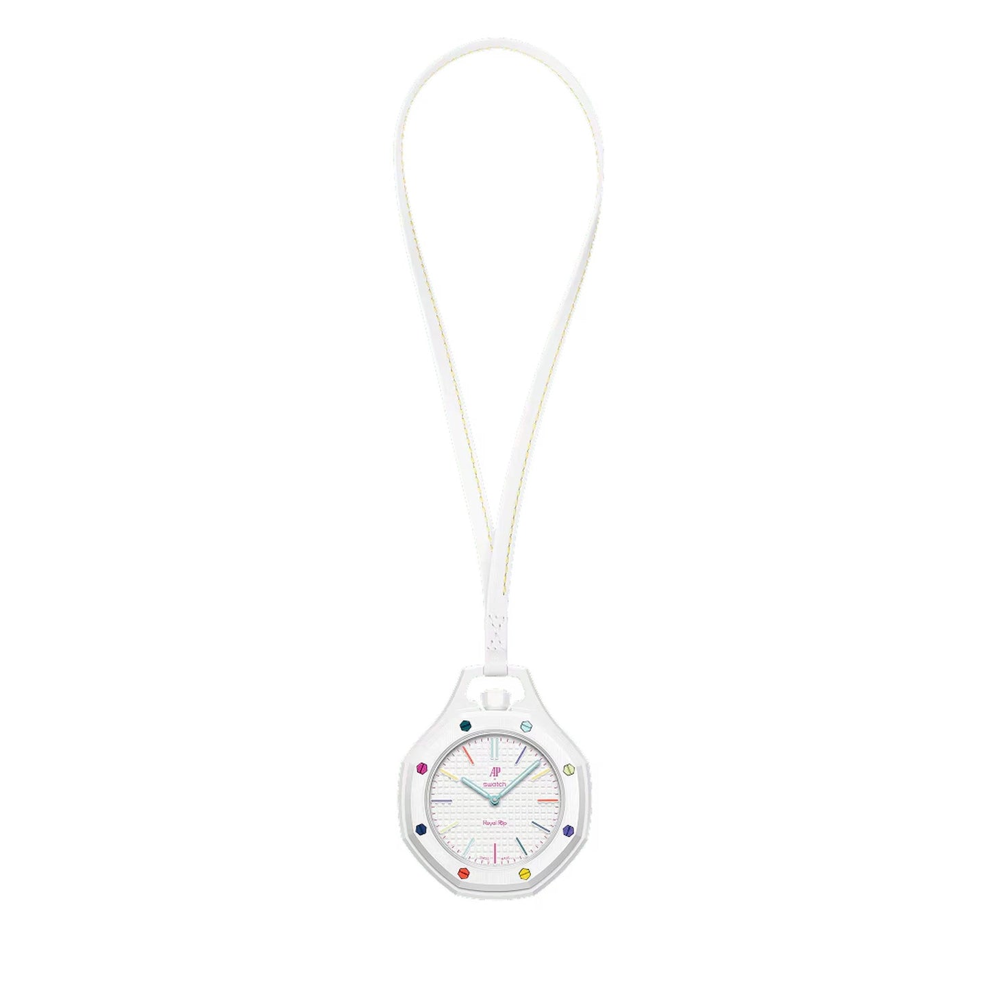 AP × Swatch Royal Pop – Huit Blanc (SSX03W100N)