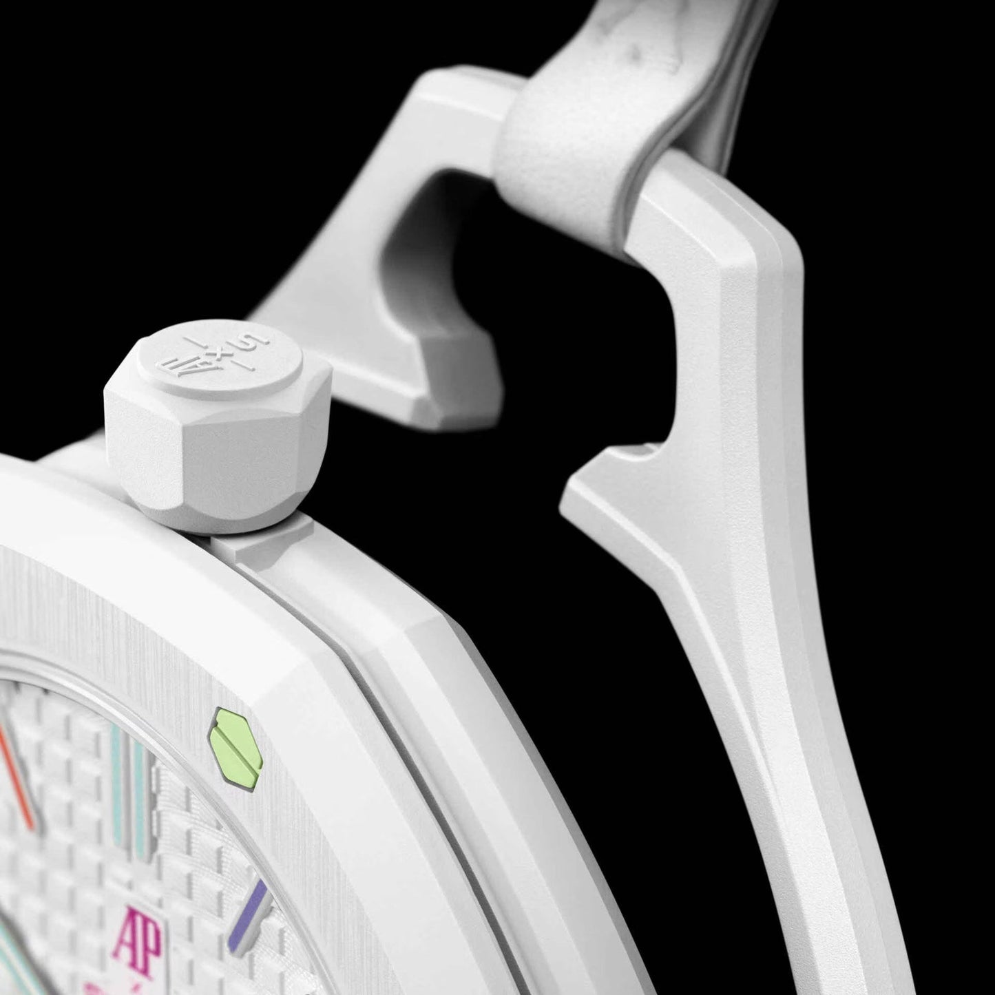 AP × Swatch Royal Pop – Huit Blanc (SSX03W100N)