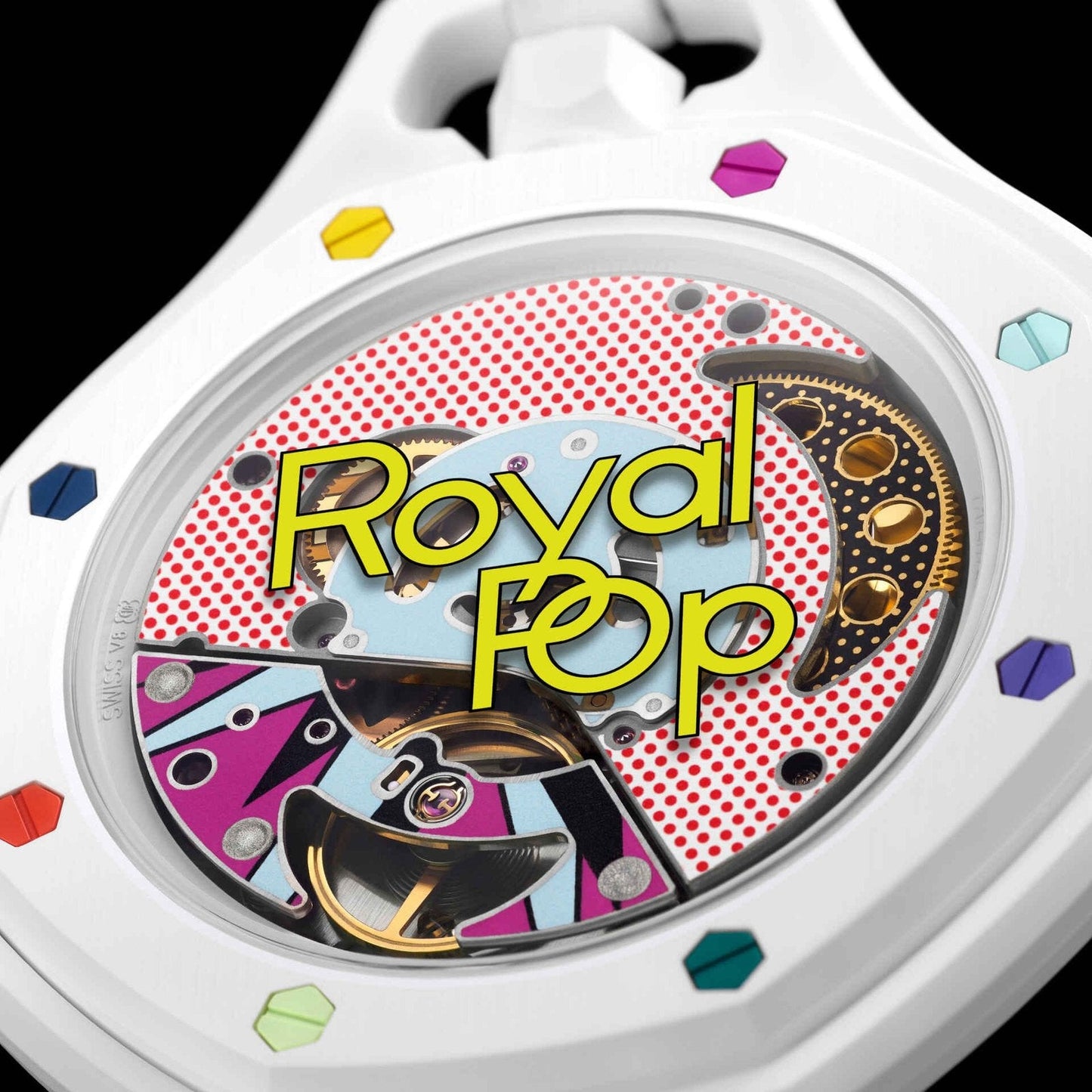 AP × Swatch Royal Pop – Huit Blanc (SSX03W100N)