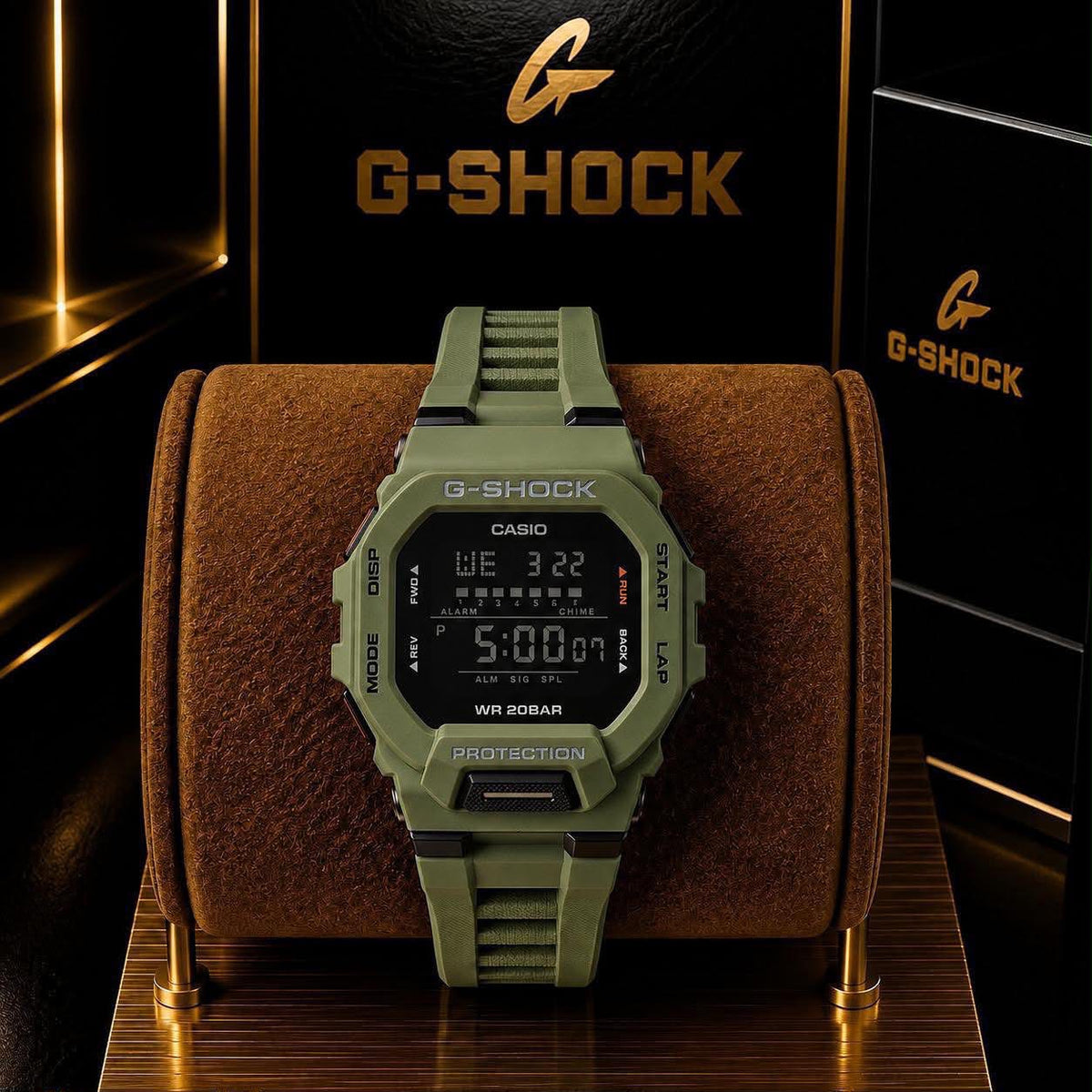 Casio G-Shock Square Digital Sports Watch Series (WR 20BAR)