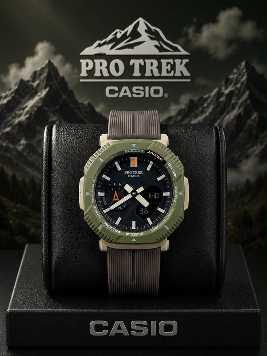 Casio Pro Trek Mountain Series Analog-Digital Resin Sport Watch