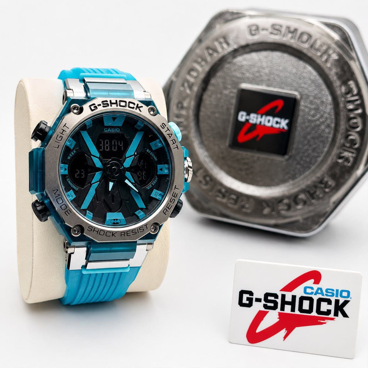 Custom Casio G-Shock "Batman" Edition Stainless Steel Mod Collection