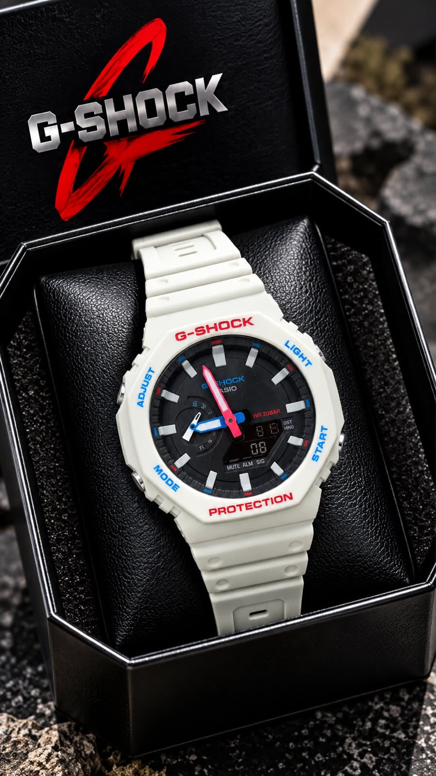 Casio G-Shock "CasiOak" Octagonal Analog-Digital Sports Watch Series
