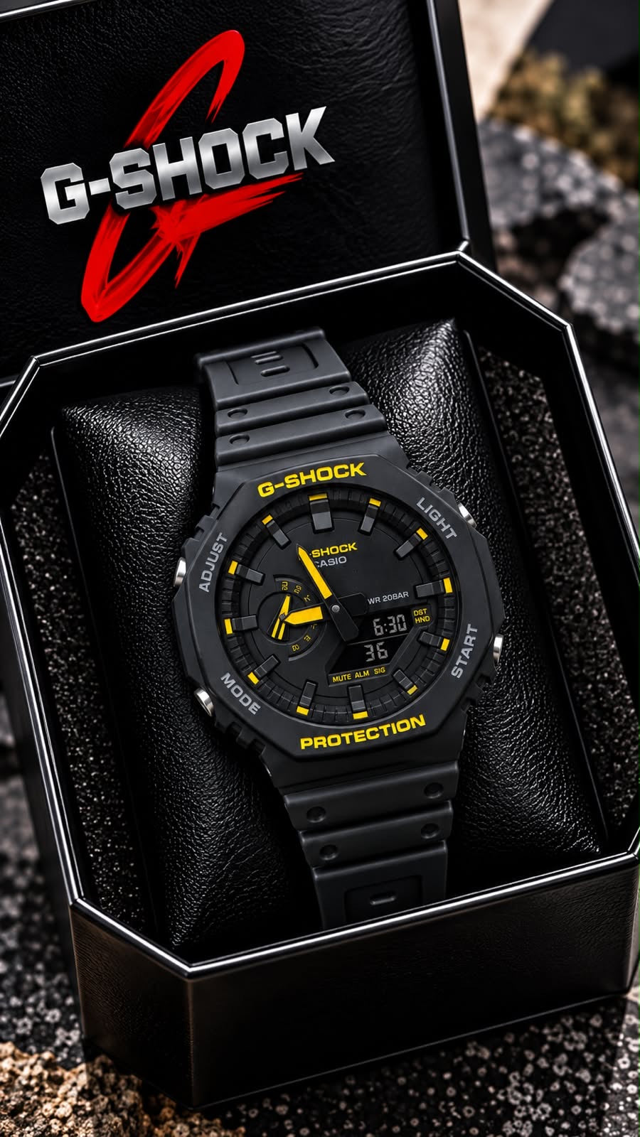Casio G-Shock "CasiOak" Octagonal Analog-Digital Sports Watch Series