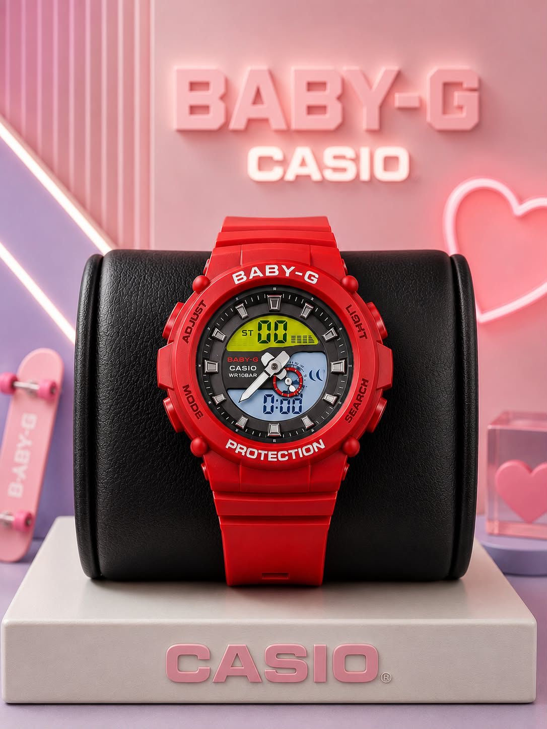 Casio Baby-G Shock Resistant Analog-Digital Sports Watch Collection
