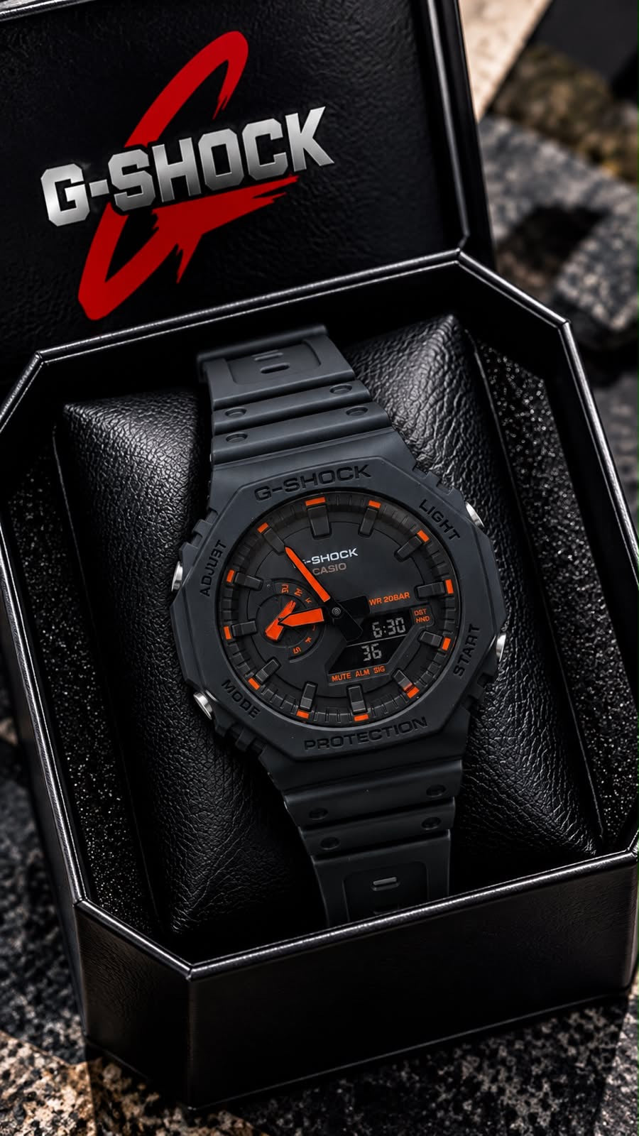 Casio G-Shock "CasiOak" Octagonal Analog-Digital Sports Watch Series