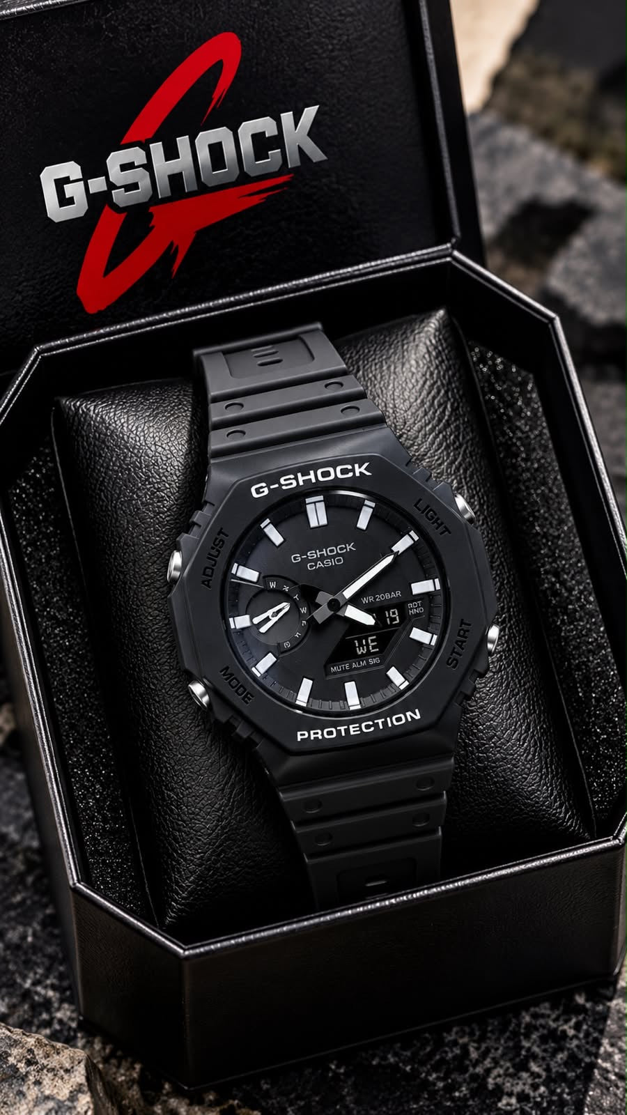 Casio G-Shock "CasiOak" Octagonal Analog-Digital Sports Watch Series