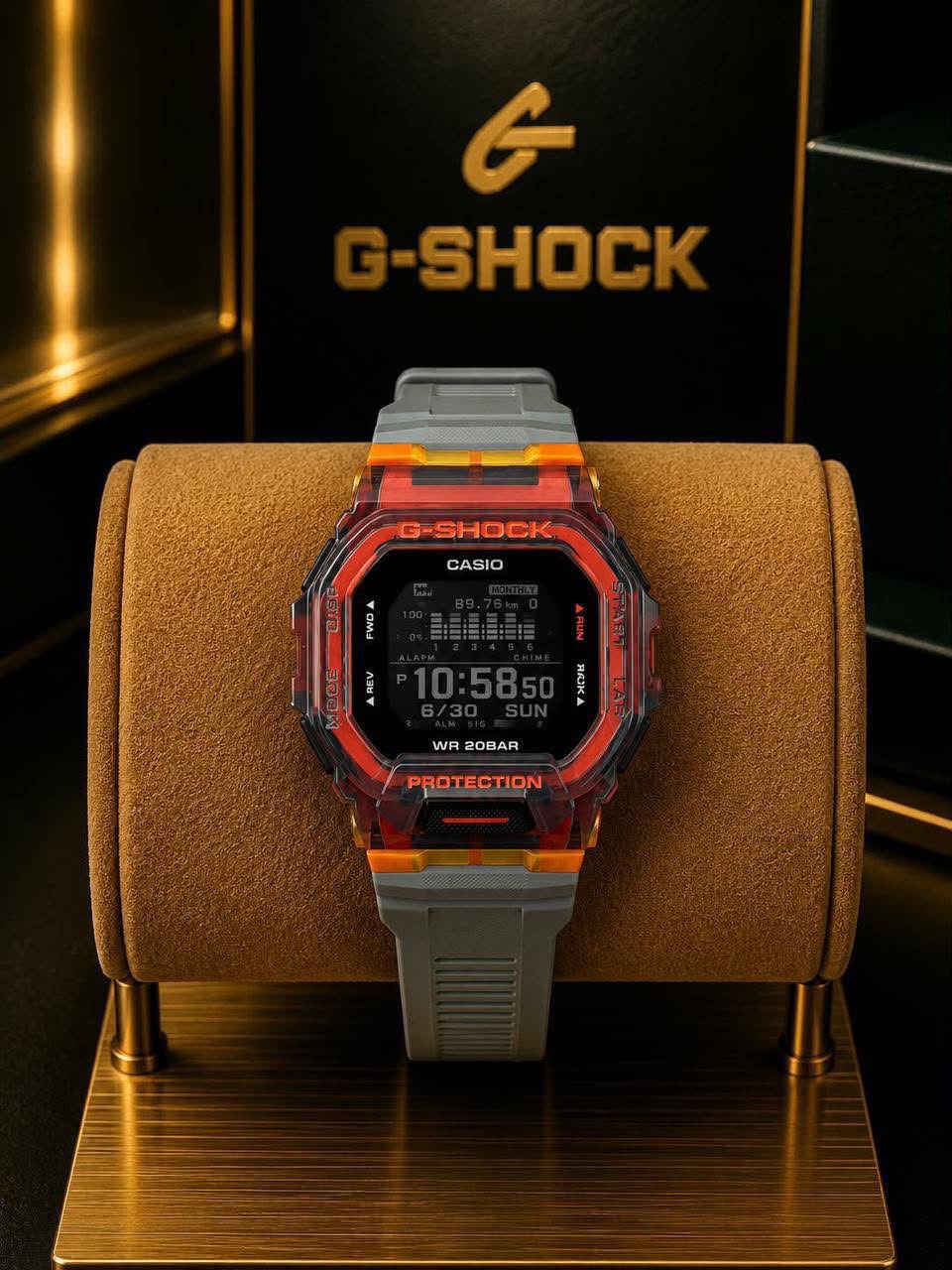 Casio G-Shock Square Digital Sports Watch Series (WR 20BAR)