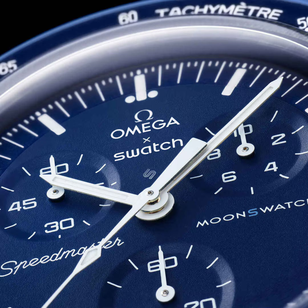 OMEGA × Swatch Bioceramic MoonSwatch – Mission to Neptune (SO33N100)
