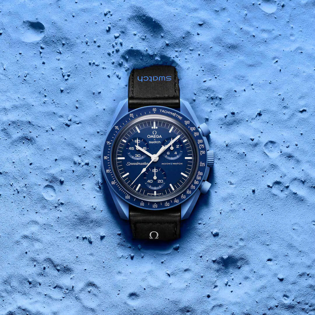 OMEGA × Swatch Bioceramic MoonSwatch – Mission to Neptune (SO33N100)