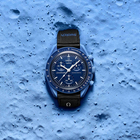 OMEGA × Swatch Bioceramic MoonSwatch – Mission to Neptune (SO33N100)