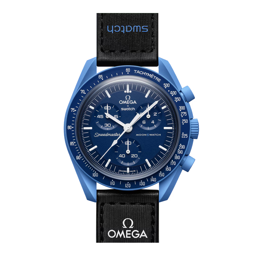 OMEGA × Swatch Bioceramic MoonSwatch – Mission to Neptune (SO33N100)