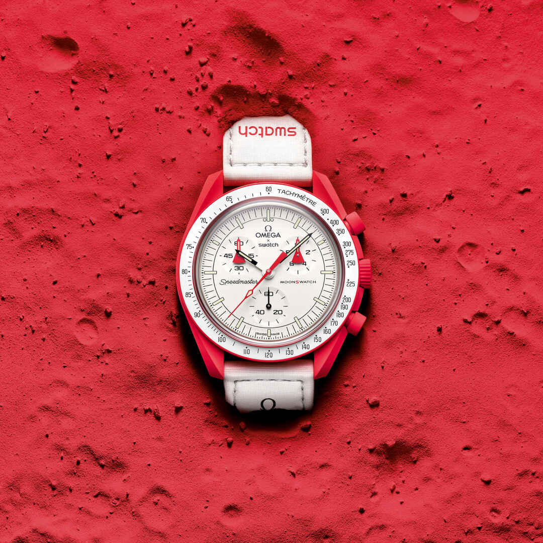 OMEGA × Swatch Bioceramic MoonSwatch – Mission to Mars (SO33R100)