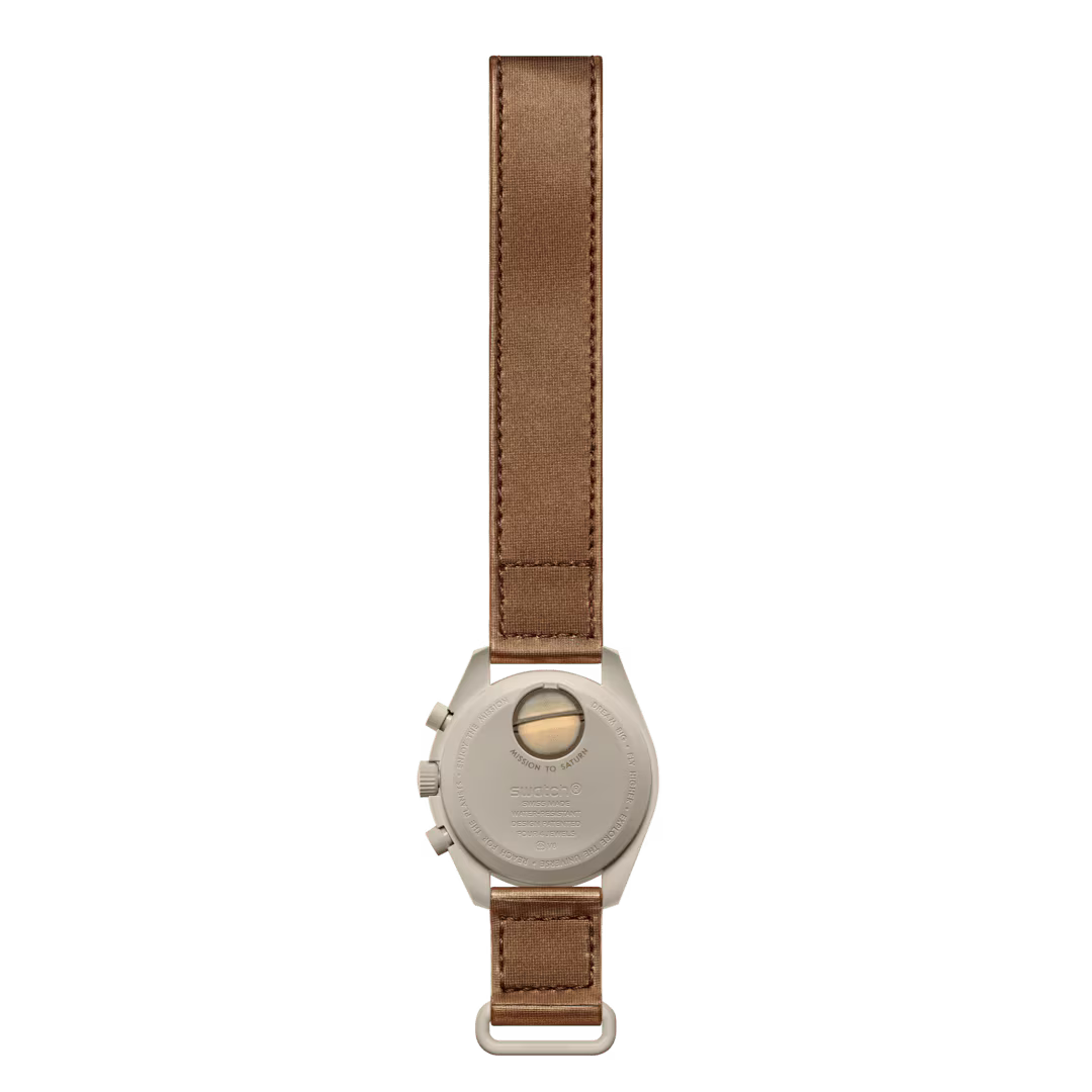 OMEGA × Swatch Bioceramic MoonSwatch – Mission to Saturn (SO33T100)