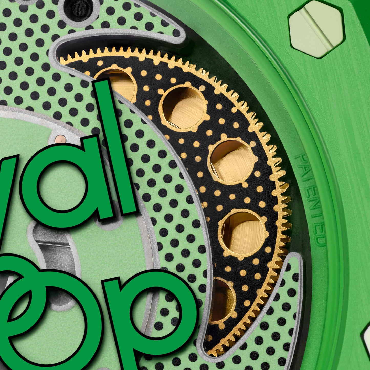 AP × Swatch Royal Pop – Green Eight (SSX03G100N)