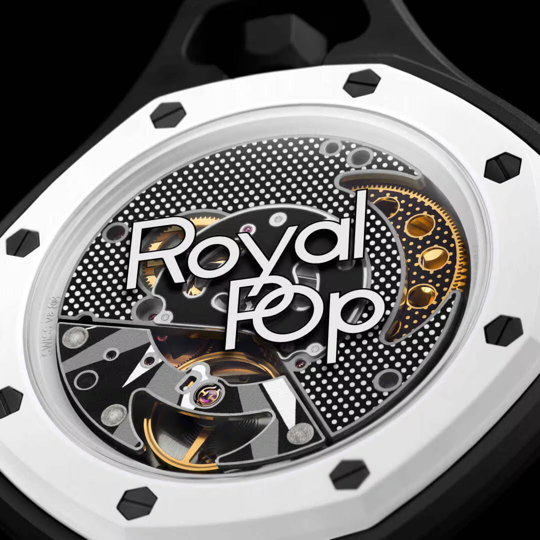 AP × Swatch Royal Pop – Ocho Negro (SSX03W101N)